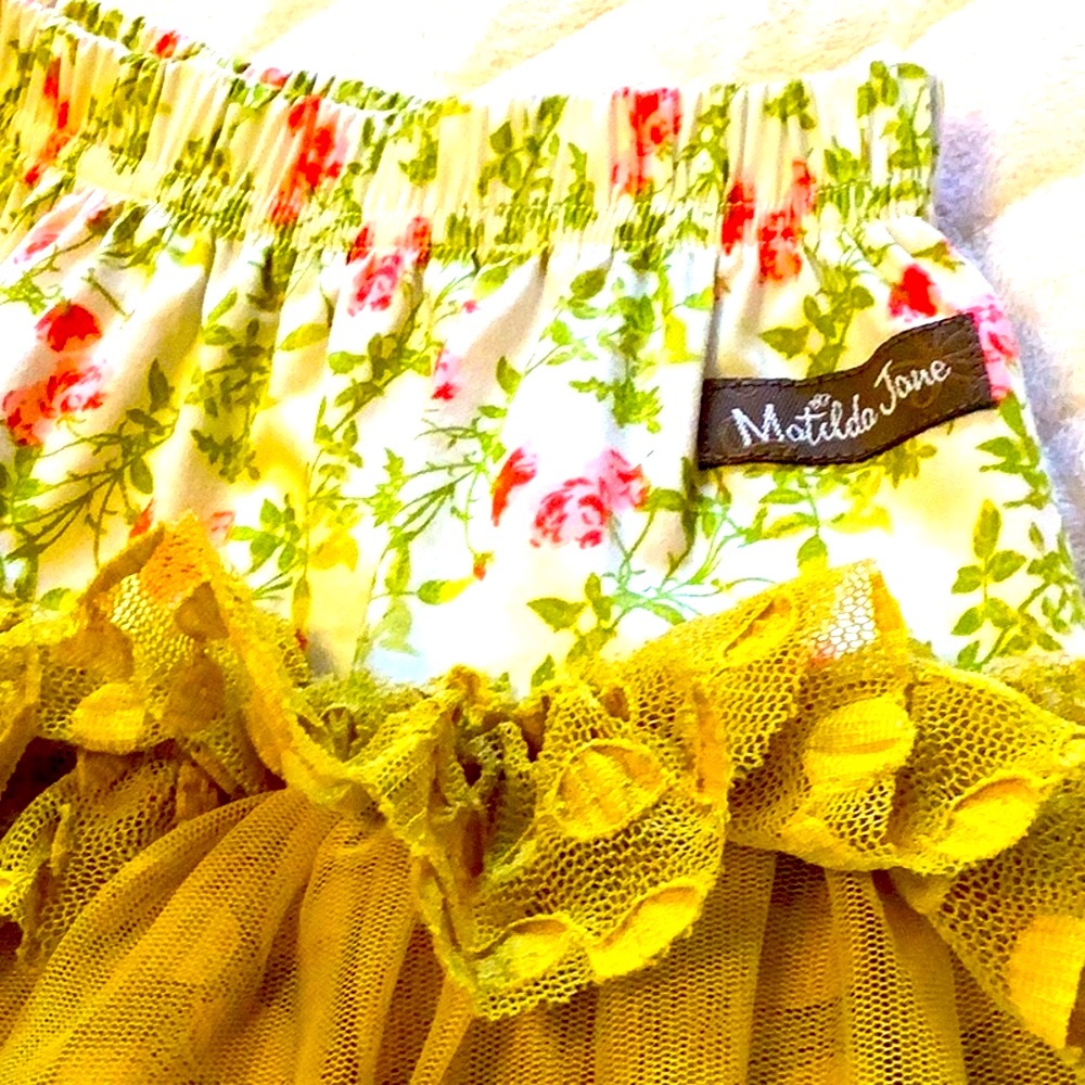 Matilda Jane Serendipity Cotton Candy Tule Tutu Ruffle Skirt - Picture 3 of 7